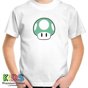 Kaos Super Mario Green Mushroom