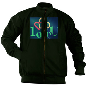 Jaket Bomber Love You - Cinta Kamu