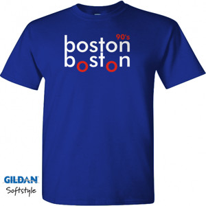 Kaos kaos pria boston 90's