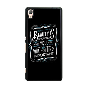 Beauty Is Knowing Who You Are.. Casing HP