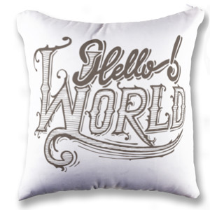 Bantal Hello World