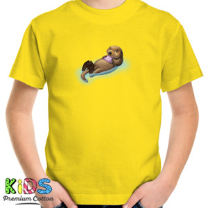 Kaos Kaos Anak Gambar Otter