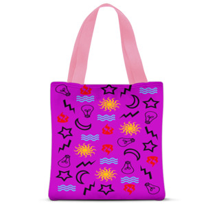 Tas Tote Fullprint Corak Ragam