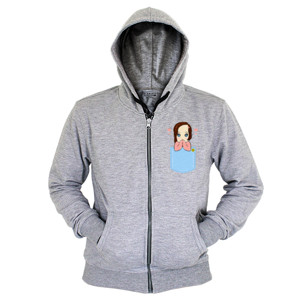 Hoodie Zipper Sweet character