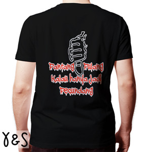Kaos Nupraba pantang pulang