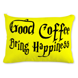 Bantal Good Coffee Bring Happiness