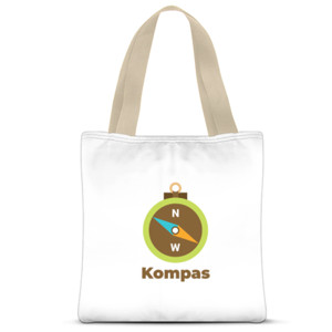 Tas Tote Fullprint Tas Tote Bag Kompas