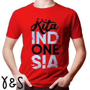 Kaos T-shirt Kita Indonesia - red