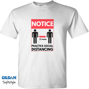 Kaos Jaga Jarak - Lawan Covid