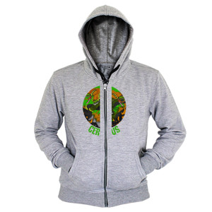 Hoodie Zipper Cerberus Monster