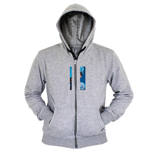 Hoodie Zipper Blue Rose the Series 04