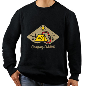 Jaket Sweater Camping addict