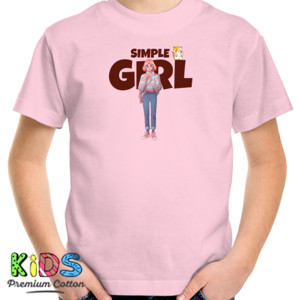 Kaos Kaos Tema Anime Jepang - Simple Girl