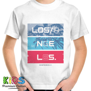 Kaos Kaos Desain Los angeles Desain - Gildan Soft Style