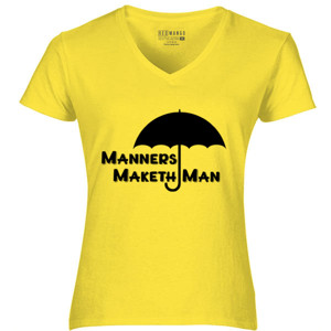 Kaos Manners Maketh Man - Sopan Santun Membuat Pria