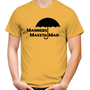 Kaos Manners Maketh Man - Sopan Santun Membuat Pria