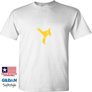 Kaos Siluet Emas Master Beladiri