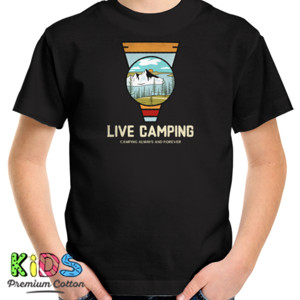 Kaos Hoody Pria tema Live Camping