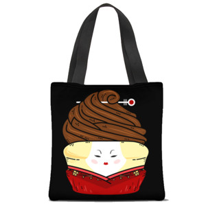 Tas Tote Fullprint GEISHA CUP CAKE