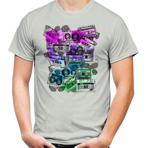 Kaos Kaset Tape Berwarna 