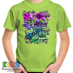 Kaos Kaset Tape Berwarna 