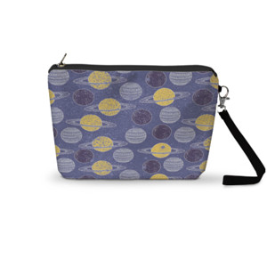 Pouch Trapesium Planet Pattern