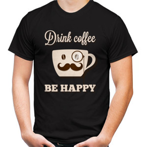 Kaos Kaos Drink Coffee Be Happy (SB634)