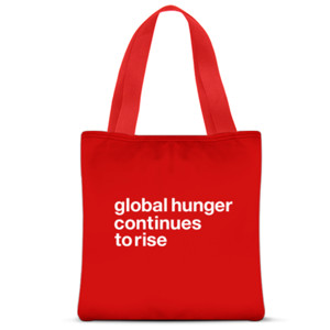 Tas Tote Fullprint global hunger