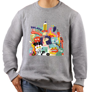 Jaket Sweater Unlock Your Potential