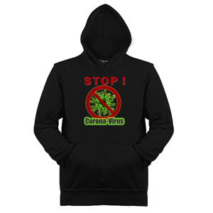 Jaket Hoodie Stop Coronavirus