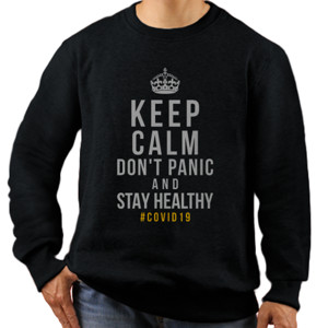 Jaket Sweater Stay Calm - COVID19