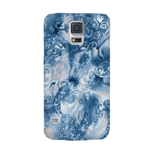 case batik biru abstrak modern Casing HP