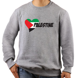 Jaket Sweater Love Palestine