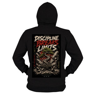 Hoodie Zipper DISCIPLINE BREAKS LIMITS