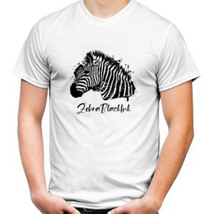 Kaos Zebra Black Ink