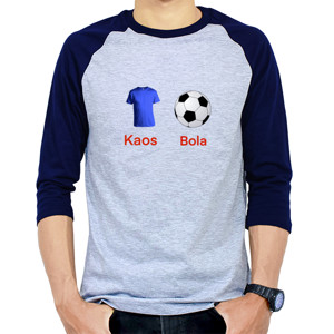 Kaos Raglan Kaos bola