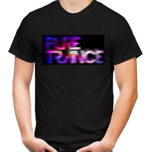Kaos PureTrance Blurry hitam (unofficial)