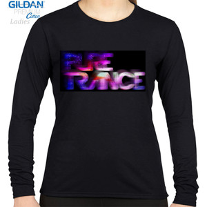 Kaos PureTrance Blurry hitam (unofficial)