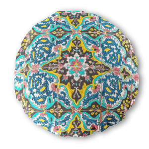 Bantal Bulat bantal fullprint abstrak