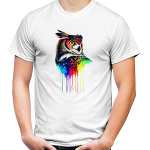 Kaos owl abstract