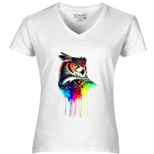 Kaos owl abstract