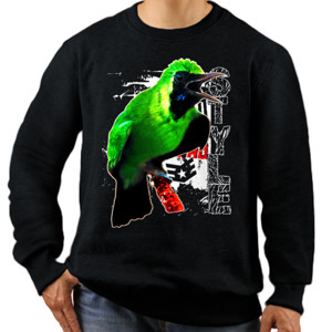 Jaket Sweater Burung Cucak Ijo