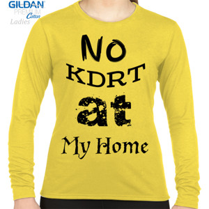 Kaos Kaos No KDRT at My Home Murah Berkualitas