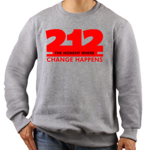 Jaket Sweater 212 THE MOMENT WHERE CHANGE HAPPENS