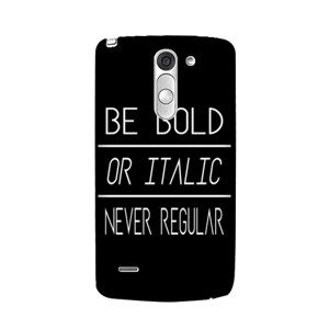 BE BOLD NEVER REGULAR Casing HP