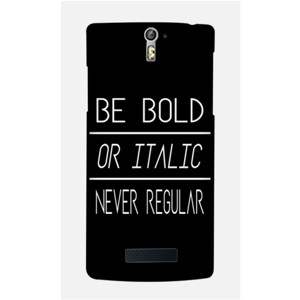 BE BOLD NEVER REGULAR Casing HP