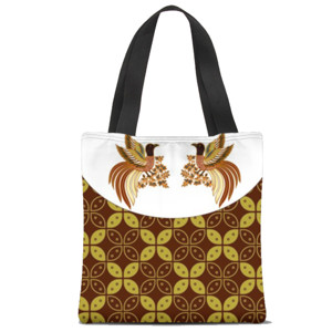 Tas Tote Fullprint Batik Bird #2