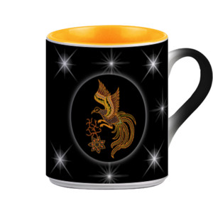 Mug Bunglon Bird Circle Premium Batik