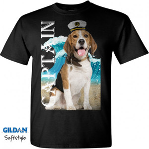 Kaos CAPTAIN BEAGLE KAOS ANJING