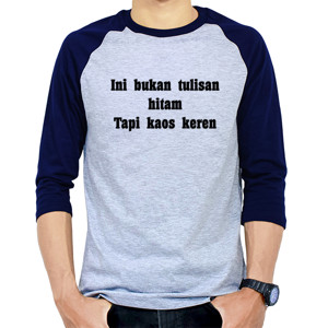 Kaos Raglan Ini bukan tulisan
